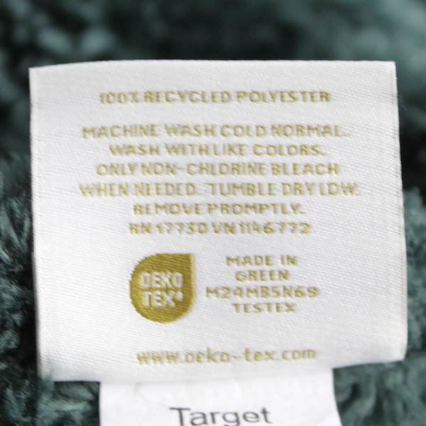 Threshold Green Plush King Size Throw Blanket 90" x 110"