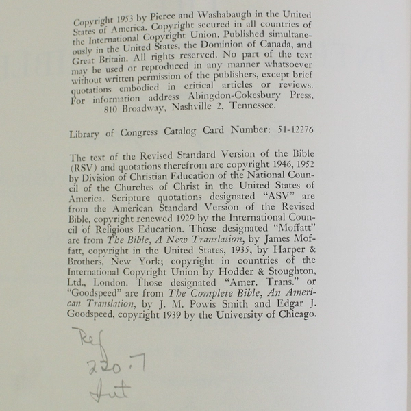 The Interpreter's Bible Volume X 1953 Hardcover Ex-Library Book