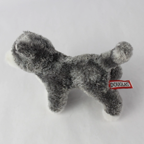 Douglas Gray & White Cat Plush Stuffed Animal 6" - Good Pre-Owned Condition