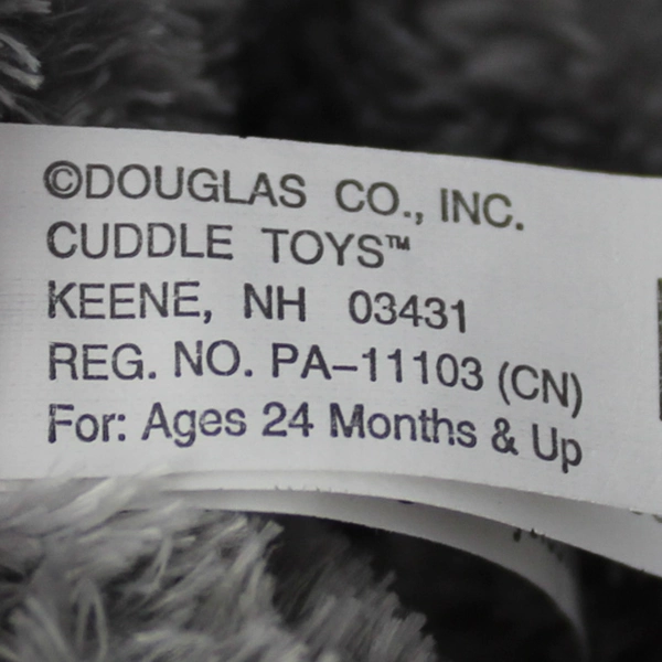 Douglas Gray & White Cat Plush Stuffed Animal 6" - Good Pre-Owned Condition