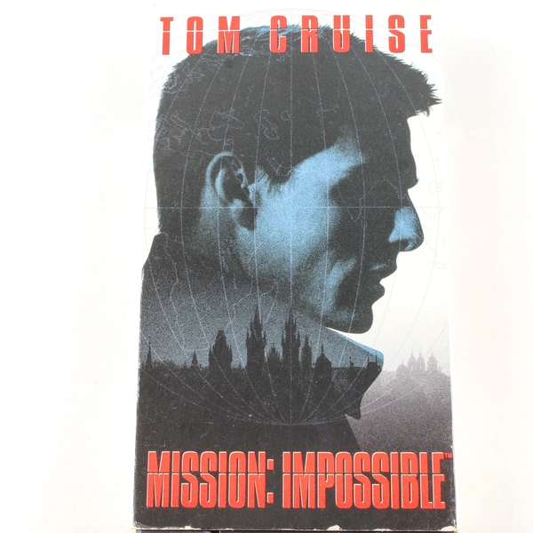 Mission Impossible VHS 1996 Paramount Pictures Tom Cruise Rated PG13