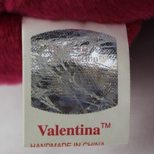 1999 Ty Beanie Babies Valentina Red Bear 9" Plush Toy - No Tag - Retired