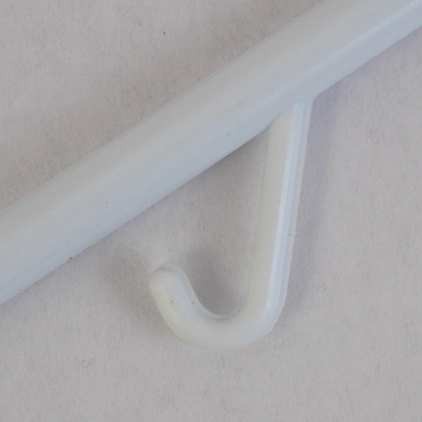 Lot of 10 Opaque White Plastic Tops or Pants Clothes Hangers