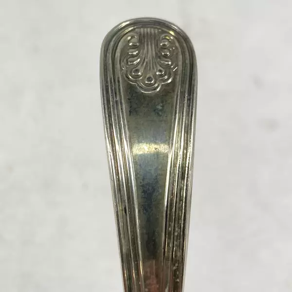 Vintage W.A. EPNS Baby Spoon Sheffield England Shell Pattern 4.75" Long