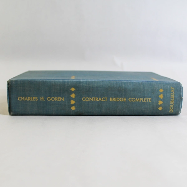 Contract Bridge Complete by Charles Goren 1952 Hardcover Worn Vintage