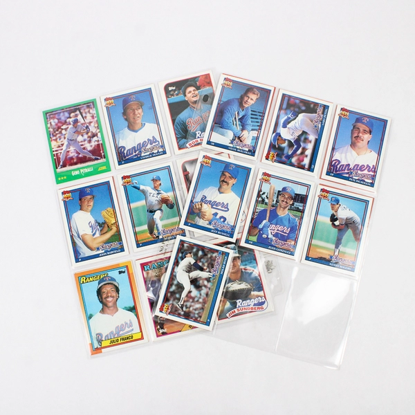 Lot of Vintage 24 1980s & 90s Baseball Texas Rangers
