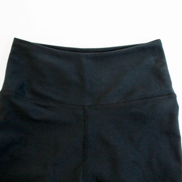 Marika Balance Collection Black Athletic Biker Short 23" Waist Stretchy