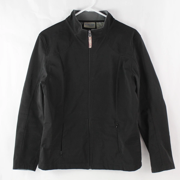 West Tek Outdoors Women's Black Full Zip Jacket Size M - Activewear