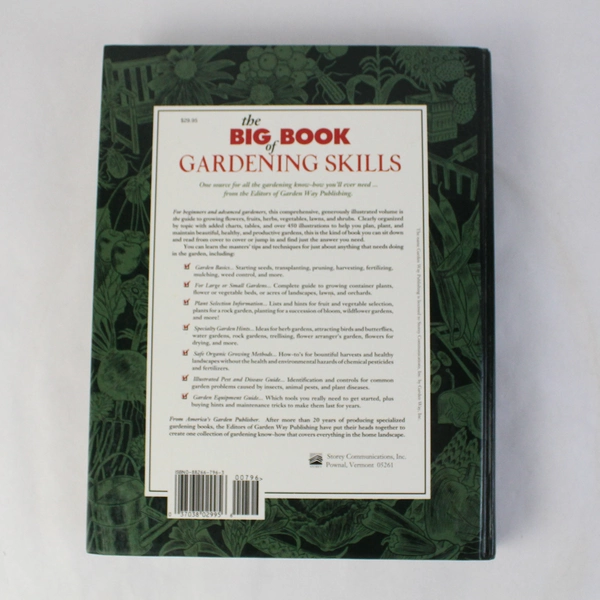 The Big Book Of Gardening Skills 1993 A Garden Way Publishing Hardcover 