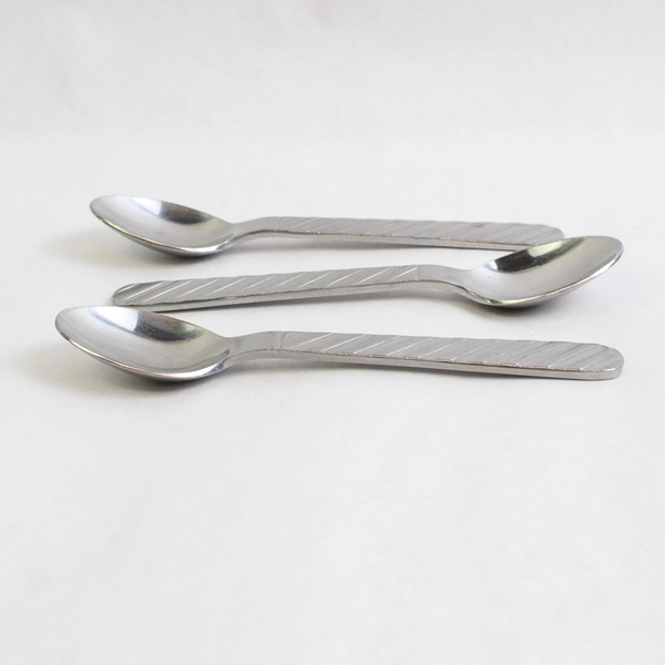 Lot of 3 Stanley Roberts Zebra 5 7/8" Teaspoons Stainless Steel