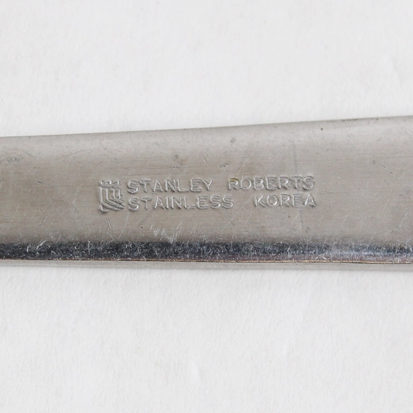 Lot of 3 Stanley Roberts Zebra 5 7/8" Teaspoons Stainless Steel