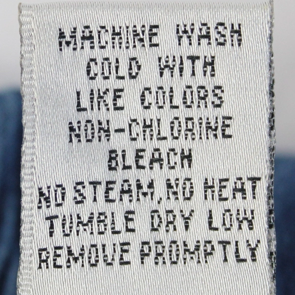 Flair Blue Denim Coat Classic Button-Up Women's Size Small