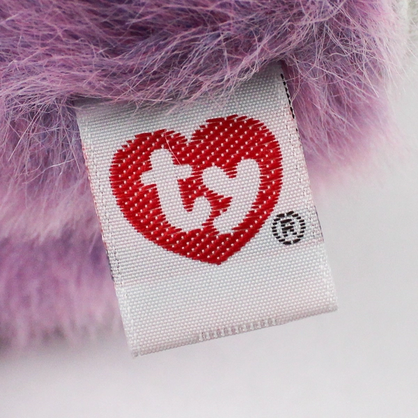 Ty Classic Beanie Lilacbeary Bear 15" Plush Blue Teddy Bear Purple 1999