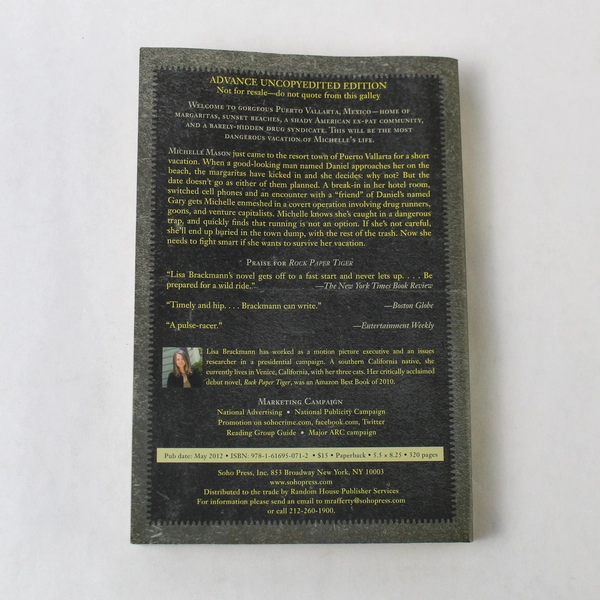 Getaway by Lisa Brackman Advance Reader Copy 2012 Paperback