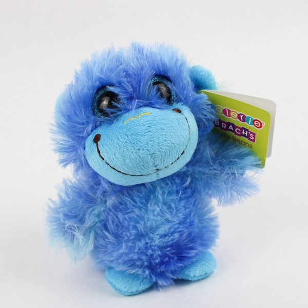 Galerie Brach's Jelly Beans Stuffed Monkey Plush Blue & Purple 6.5"