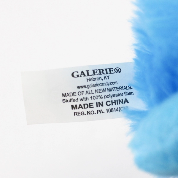 Galerie Brach's Jelly Beans Stuffed Monkey Plush Blue & Purple 6.5"