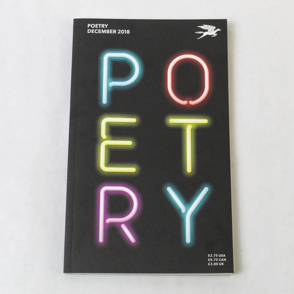 Poetry Magazine Dec 2018 Vol 213 No 3 Paperback - Very Good Condition