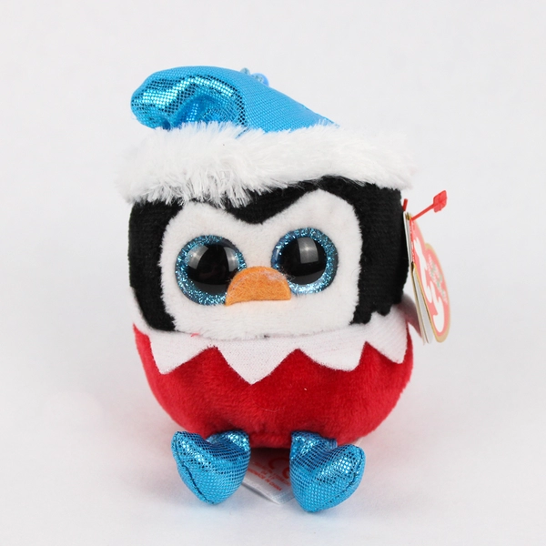 TY Holiday Baby Beanie Sugarplum the Penguin 2017 Key Chain