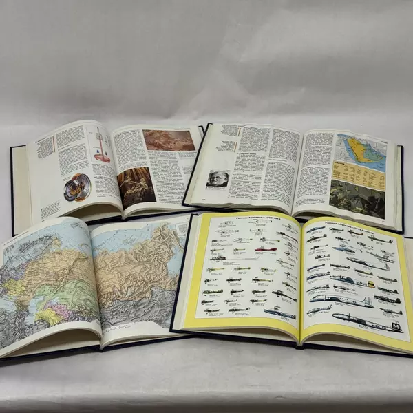 Young Students Learning Library Hardcover World Atlas and Volumes 1, 2 & 3
