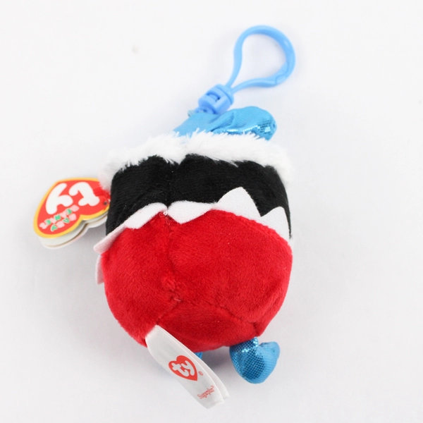 TY Holiday Baby Beanie Sugarplum the Penguin 2017 Key Chain