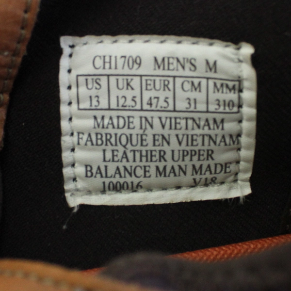 Rockport Men's Shoes 13 M Zaden Plain Toe Sneakers Brown Leather Casual CH1709