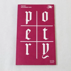Poetry Magazine November 2018 Volume 213 No. 2 Paperback - Very Good