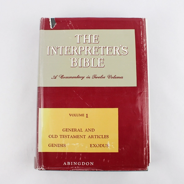 The Interpreter's Bible Volume I 1982 Hardcover Dust Jacket