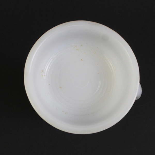 Vintage Federal Glass Feg 9 Milk Glass Beer Stein Tavern Scene