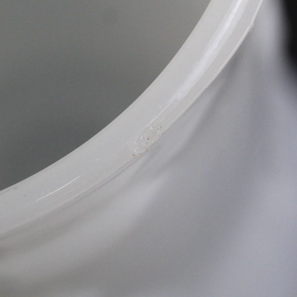 Vintage Federal Glass Feg 9 Milk Glass Beer Stein Tavern Scene