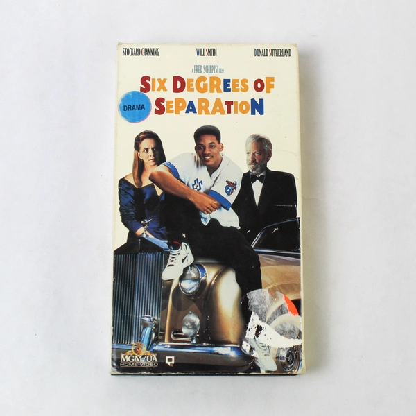 Six Degrees of Separation VHS 1994 Will Smith MGM Home Video Drama Classic