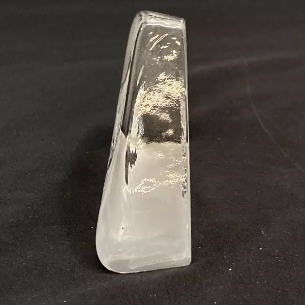 Vintage 3D Etched Crystal Polar Bear Paperweight 4.5" Gift for Animal Lovers