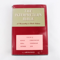 The Interpreter's Bible Volume III 1982 Hardcover Dust Jacket