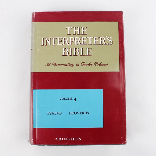 The Interpreter's Bible Volume IV 1982 Hardcover Dust Jacket
