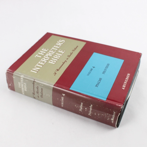 The Interpreter's Bible Volume IV 1982 Hardcover Dust Jacket
