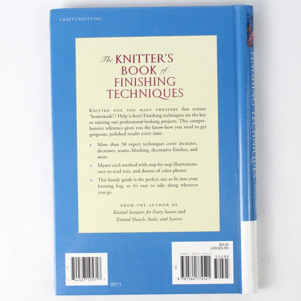 The Knitter's Book of Finishing Techniques by Nancie M Wiseman 2002 Spiral