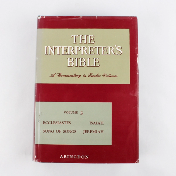 The Interpreter's Bible Volume V 1982 Hardcover Dust Jacket
