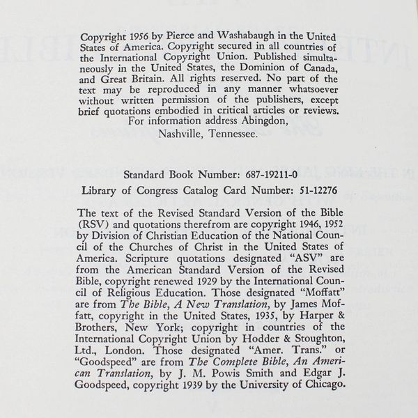 The Interpreter's Bible Volume V 1982 Hardcover Dust Jacket