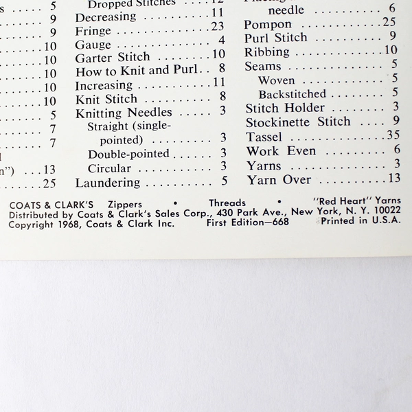 Vintage 1960s Lot Of 3 Beginner Knitting Paperback Books