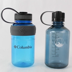 Lot of 2 Columbia & Stansport 16 oz Sport Plastic Bottles - Good Condition