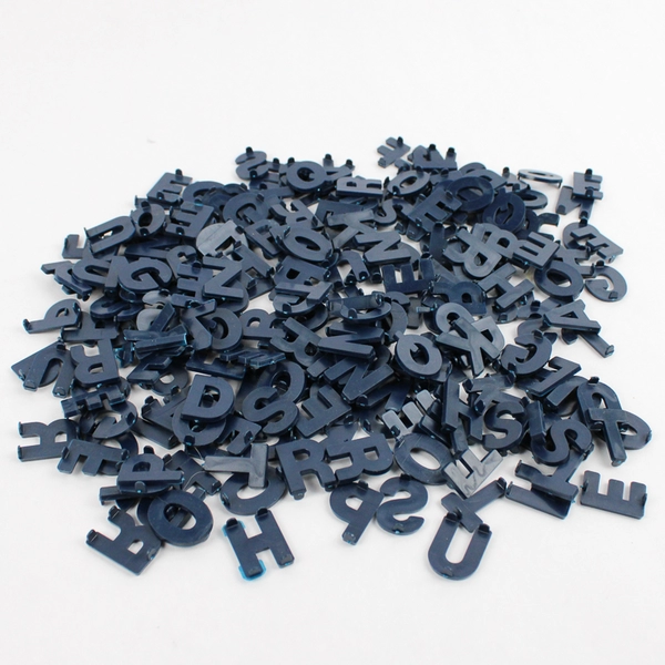 Lot of Plastic Letter Number and Symbol Baking Stamps