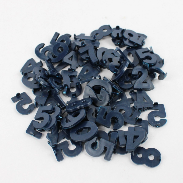 Lot of Plastic Letter Number and Symbol Baking Stamps