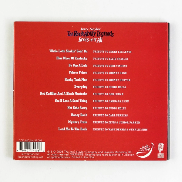 Jerry Naylor The Rockabilly Legends Roots of It All CD 2005 - Good Condition