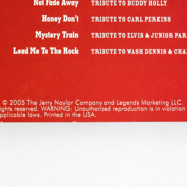 Jerry Naylor The Rockabilly Legends Roots of It All CD 2005 - Good Condition