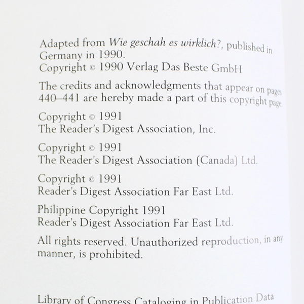 Reader's Digest Great Mysteries of the Past 1993 Unravel Fact & Fiction HC DJ