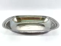 Reed & Barton Mayflower EPC Copper Vegetable Bowl #5002 Vintage Tarnished