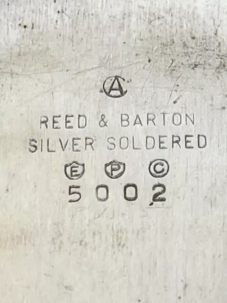 Reed & Barton Mayflower EPC Copper Vegetable Bowl #5002 Vintage Tarnished