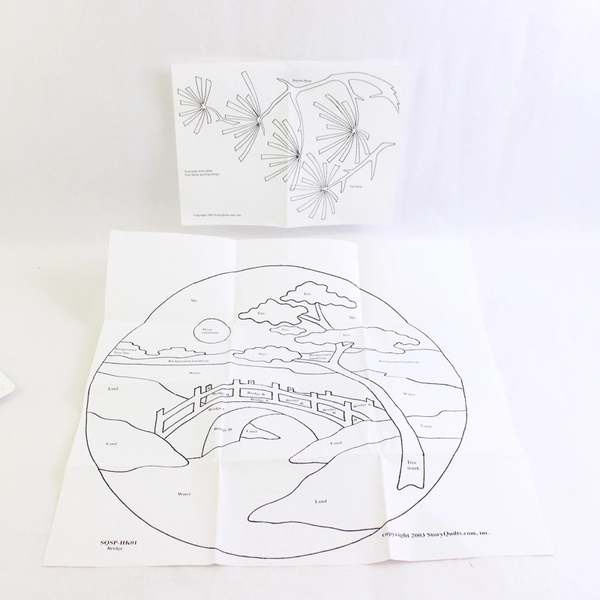 Story Quilts Bridge Postcards From Japan by Helene Knott Quilt Pattern