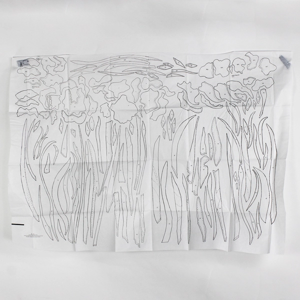 Osage County Quilt Factory The Iris Quilt Applique Design