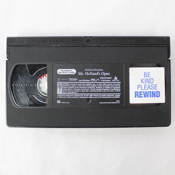 Mr. Holland's Opus VHS 1996 Richard Dreyfuss - Good Condition, As-Is