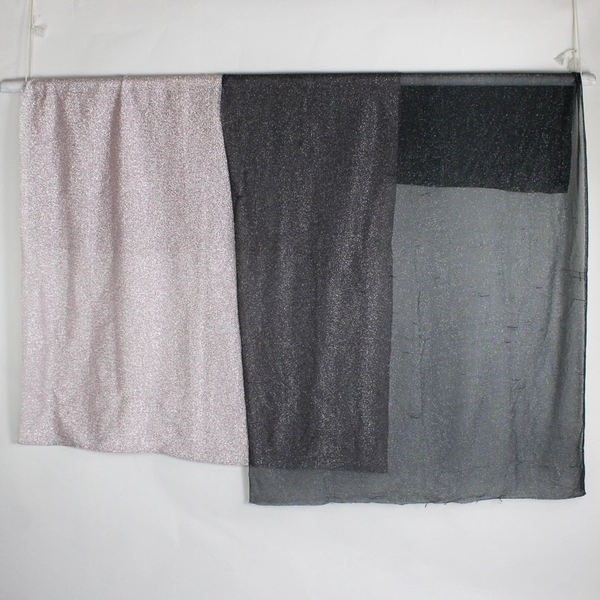 7 Piece Lot of Shimmery Scarves and Fabrics in Various Colors DIY Crafting